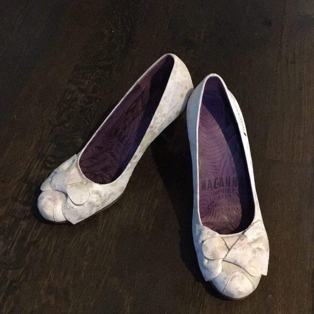 Macanna White Pumps
